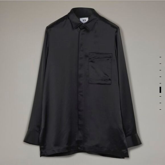 Y-3 CLASSIC TECH SILK UTILITY SHIRT - Picture 1 of 8